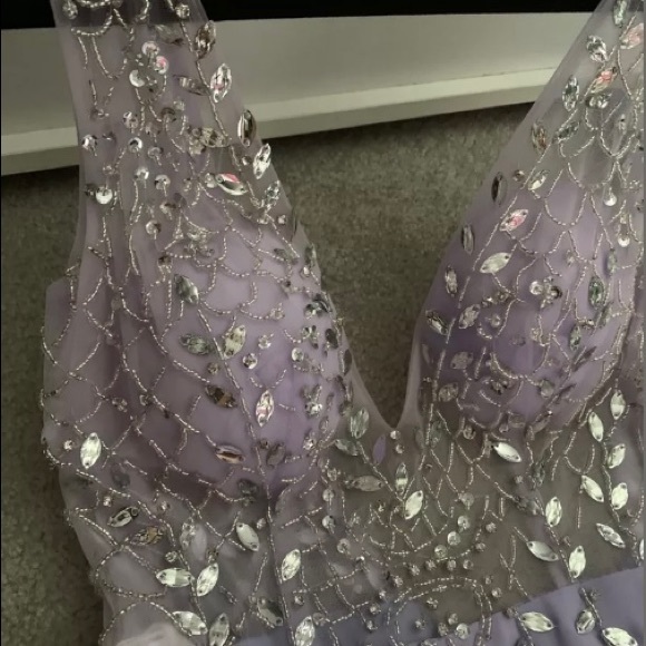 Light purple prom dress - Picture 3 of 6